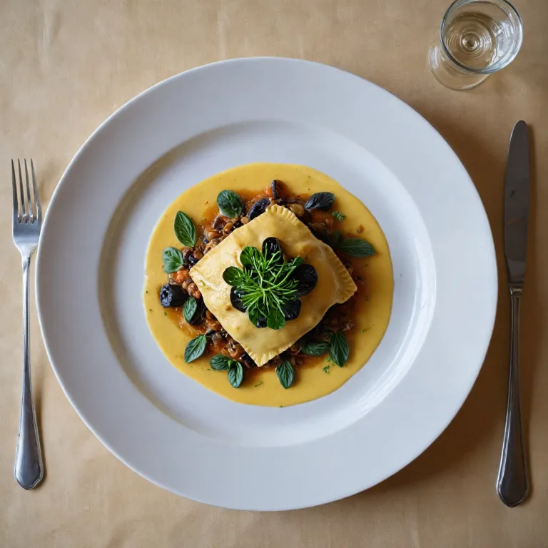 Elevating guest experiences with portobello mushroom ravioli: innovation, technique, and profitability in hospitality